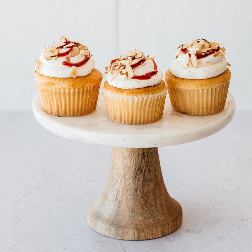 Almond Rasberry Cupcakes