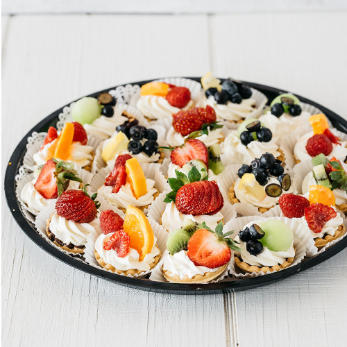 Mini Fresh Fruit Tart Tray